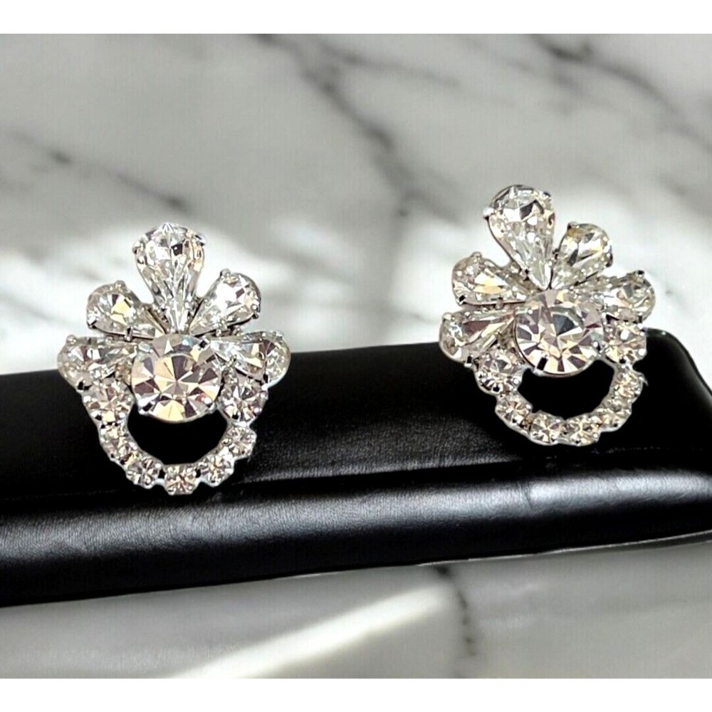 New Ti Adoro Bridal Earrings Crystal Quinceanera Formal Prom - 6S